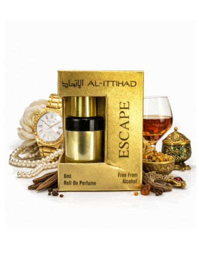 Emirates Escape Attar | Bright, Aromatic, Warm Amber | 6ml