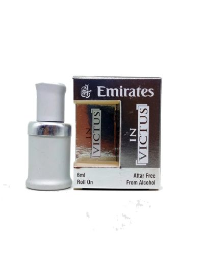 Emirates Invictus Attar | Fresh Aquatic, Bold, Masculine | 6ml