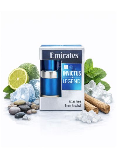 Emirates Invictus Legend Attar | Aquatic, Warm, Bold | 6ml
