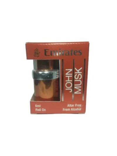 Emirates John Musk Attar | Pure Musk, Soft Woods, Amber | 6ml