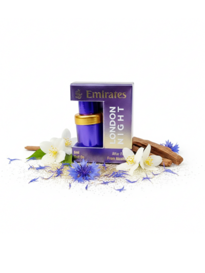 Emirates London Night Attar | Dark Woody, Warm Spicy, Elegant | 6ml