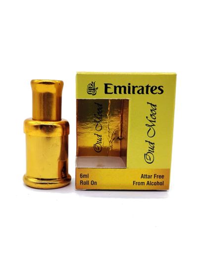 Emirates Oud Mood Attar | Rich Oudh, Warm Sweet, Oriental | 6ml