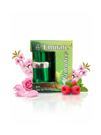 Emirates Romance Green Attar | Crisp Herbal, Smooth Musky | 6ml