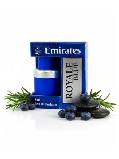 Emirates Royale Blue Attar | Clean, Blue Freshness, Soft Musk | 6ml