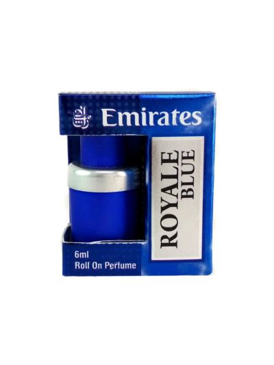 Emirates Royale Blue Attar | Clean, Blue Freshness, Soft Musk | 6ml