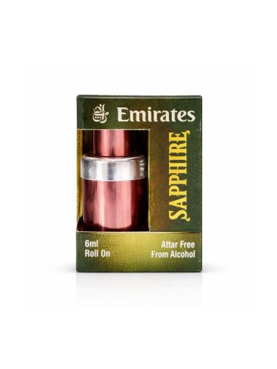 Emirates Sapphire Attar | Fresh, Aquatic, Musky | 6ml