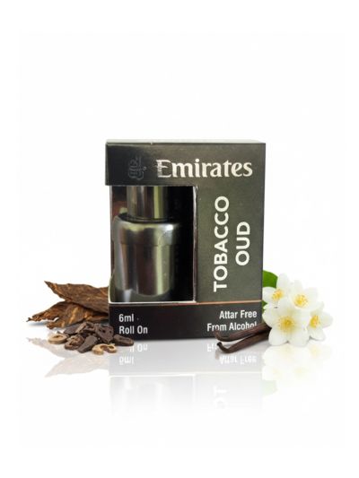 Emirates Tobacco Oud Attar | Sweet Tobacco, Smoky Oud, Warm | 6ml