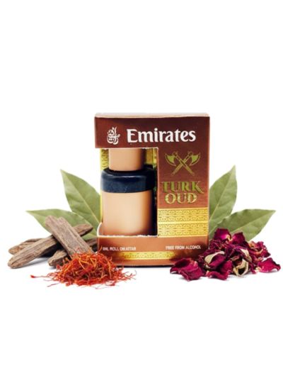 Emirates Turk Oud Attar | Rich Oudh, Warm Spicy, Deep Woody | 6ml