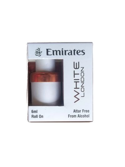 Emirates White London Attar | Clean, Aquatic, Smooth | 6ml