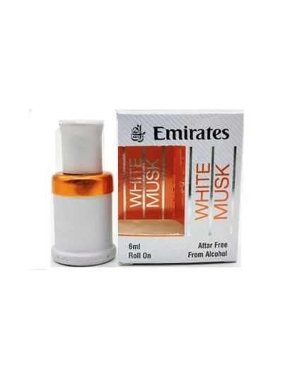 Emirates White Musk Attar | Fresh Linen, White Florals, Musk | 6ml