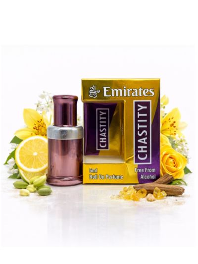 Emirates Chastity Yellow Attar | Sweet Citrus, Floral, Creamy Musk | 6ml