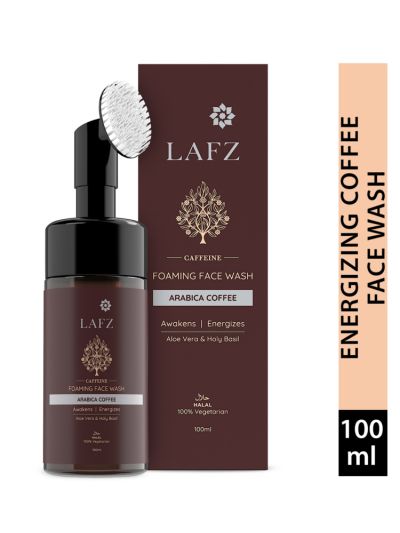 Caffeine Foaming Face Wash With Built-In Face Brush (100 ml)
