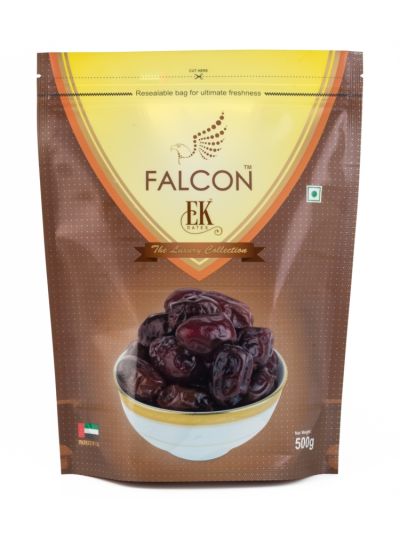 Falcon EK Seeded Dates Pouch (500 gms)