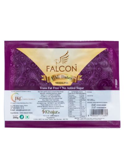 Falcon UAE Seedless Dates (200 gms)