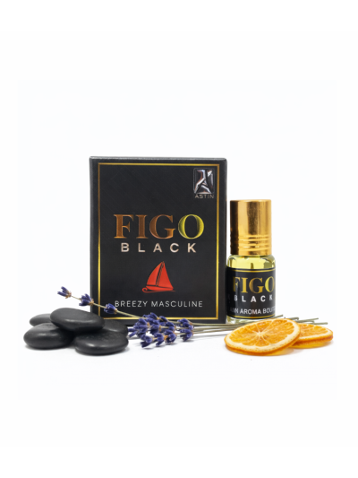 Astin Figo Black Attar | Rich, Long-Lasting Bold Attar | 3ML