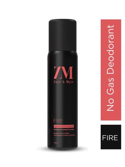 Fire No Alcohol Body Spray For Men, Halal compliant (120 ml)