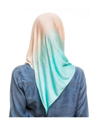 Ombre satin Hijab
