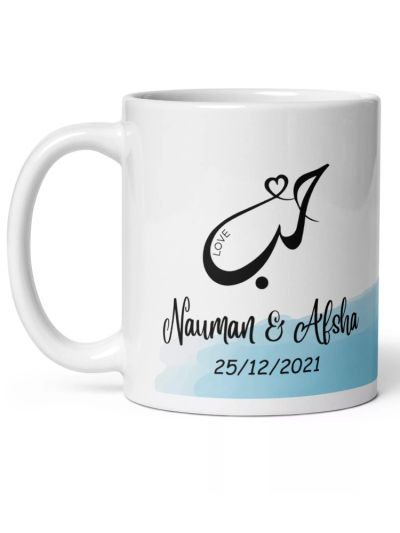 Created You In Pairs Blue Mug