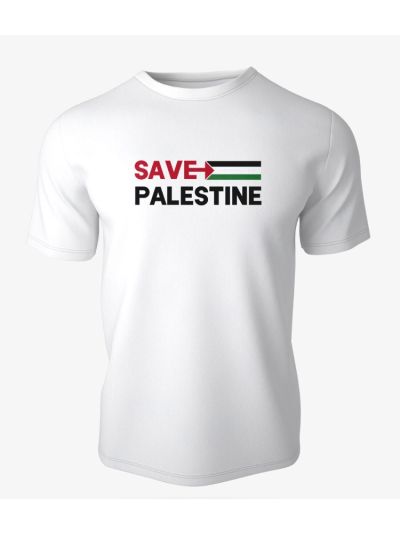 SAVE PALESTINE Half Sleeve Islamic T-Shirt