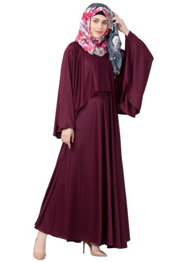 Blackberry Cape Abaya