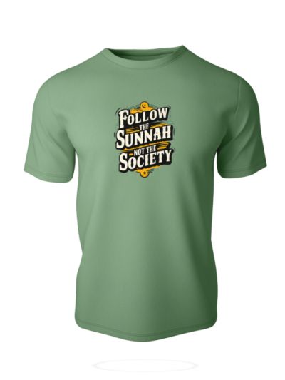 Follow Sunnah Half Sleeve Islamic T-Shirt