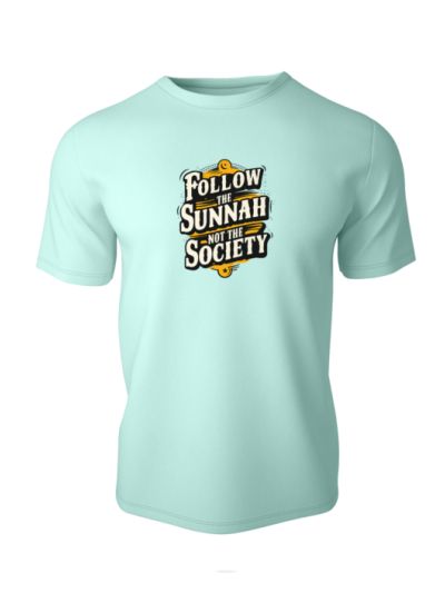 Follow Sunnah Half Sleeve Islamic T-Shirt
