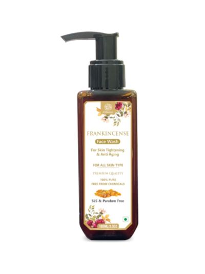 AL MASNOON Frankincense Face Wash 100ml (Pack of 1) / 100% Natural & Sls Paraben Free