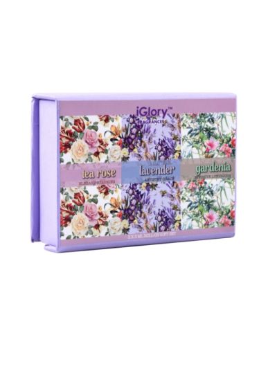 iGlory Roll On Perfume for Women (Set Of 3 Floral Perfumes)