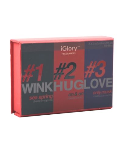 iGlory Roll On  Perfume Set for Men (3 x 3ml)