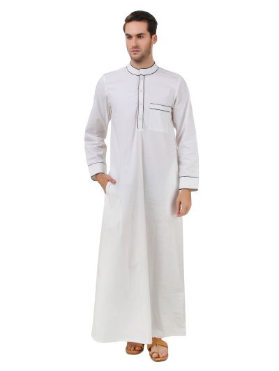 Zayan White Galabiyya