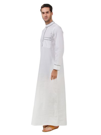Zayan White Galabiyya
