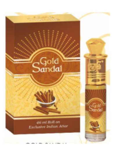 Attari Gold Sandal Attar - 6ML (Marhaba Series)