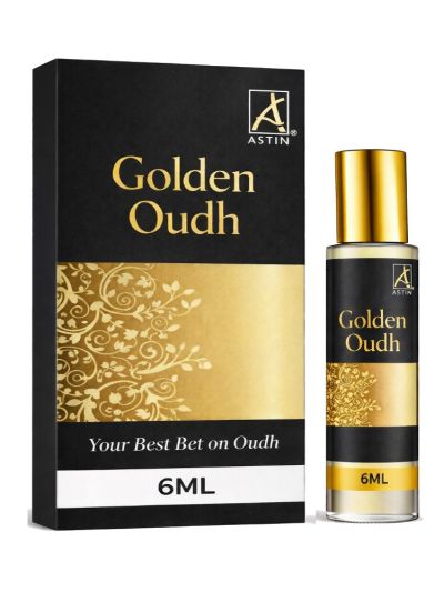 Astin Golden Oudh Attar | Rich, Oud, Luxurious (3 ml & 6 ml)