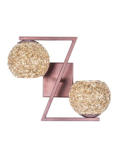 Golden Globe Double Wall Light