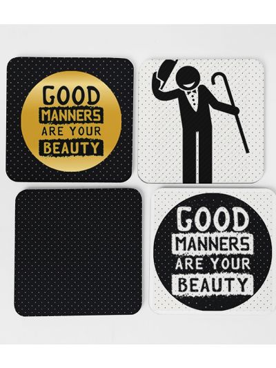 Manners Coasters (Set of 4)