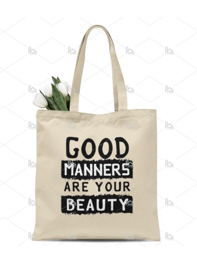Manners Tote Bag
