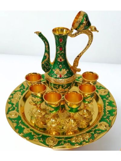 Arabic Style Jug Set (Green)