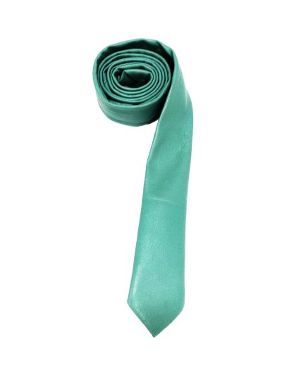 Green Leather Tie