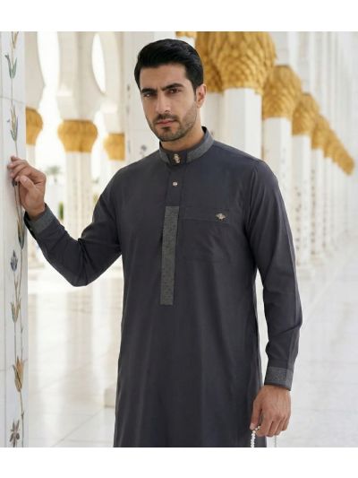 Al Noor Signature Grey Thobe