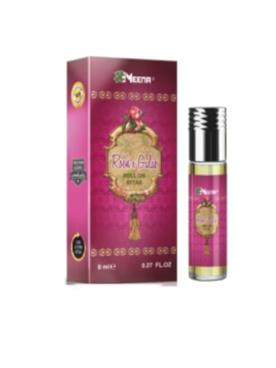 Meena Rooh e Gulab Attar - 8ML (Silver Series)