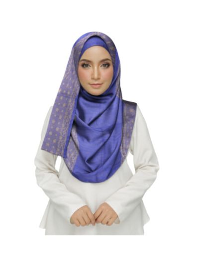 Pashmina Blue Printed Design Hijab