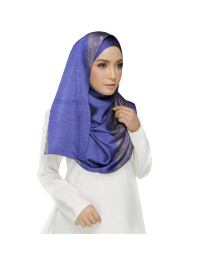 Pashmina Blue Printed Design Hijab