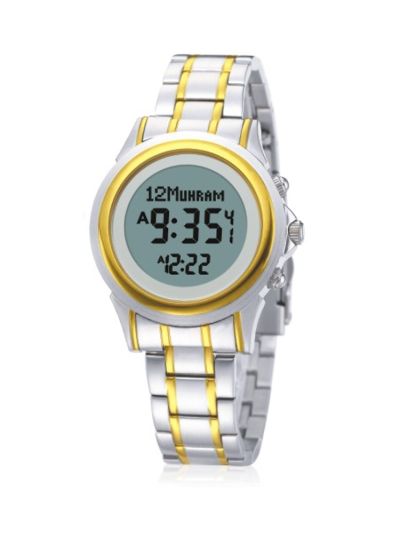 Dual Color Azan Watch (6381 SG)