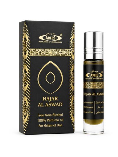Arees Hajar Al Aswad | Rich, Smoky, Oriental | Attar 8ml