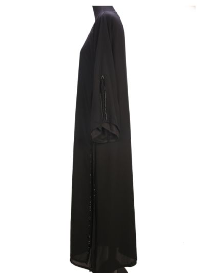 Double Layered Abaya With Beats 