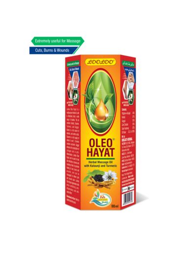 Oleo Hayat Herbal Massage Oil with Kalonji (100 ml)