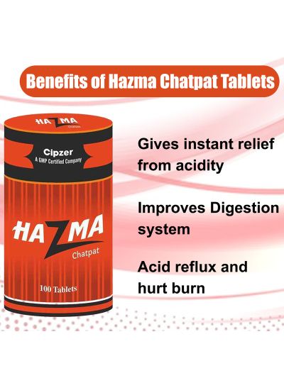 Cipzer Hazma Chatpat Tablets (100 Tabs)