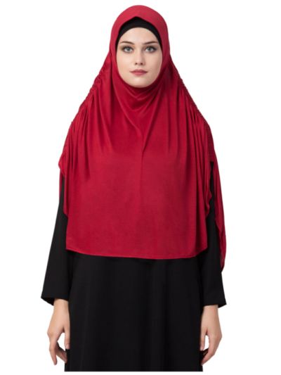 Designer Hijab With Complementary Hijab Cap