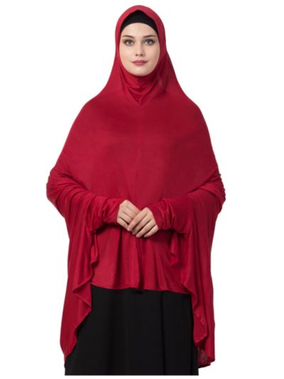 Prayer Hijab With Complementary Under-Hijab Cap