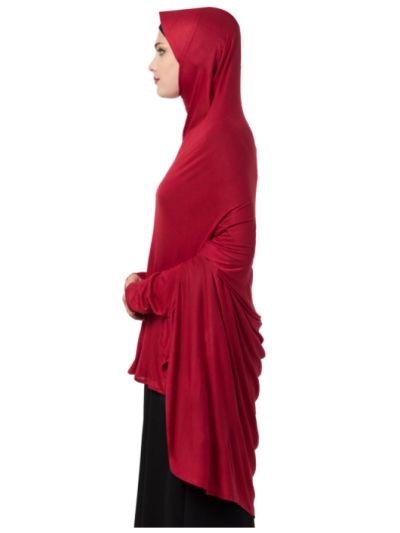 Prayer Hijab With Complementary Under-Hijab Cap